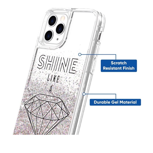 Iphone 11 Pro Max Glitter Case Shine like a diamond - Picture 4 of 6